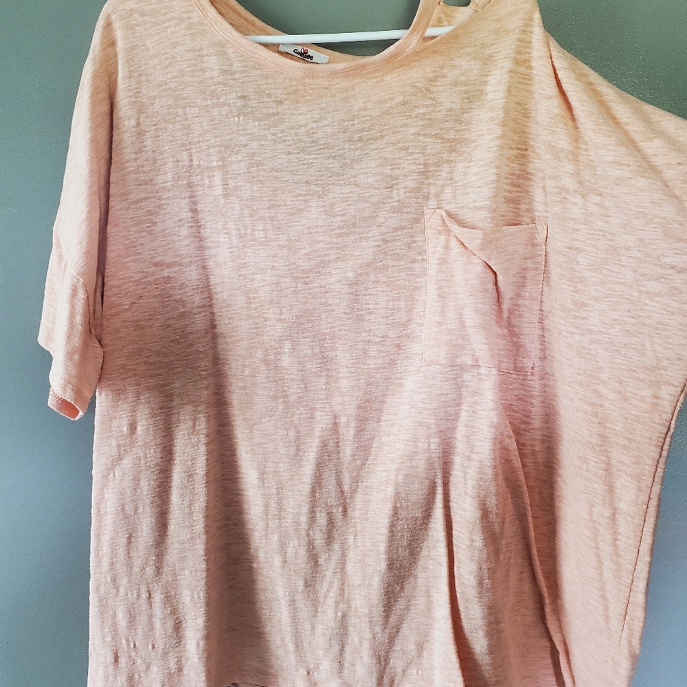 Pink Short Sleeve Top